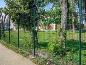3D заборы для школы 90 метров фото в Володарске
