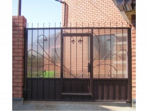 Кованые заборы с поликарбонатом 80 метров фото в Володарске